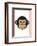 Monkey - Animaru Cartoon Animal Print-Animaru-Framed Giclee Print