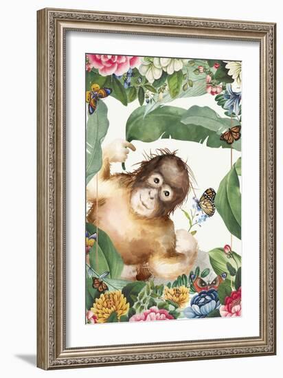 Monkey Around-The Font Diva-Framed Giclee Print