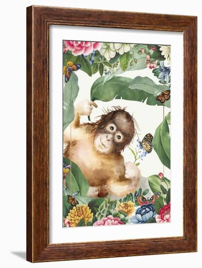 Monkey Around-The Font Diva-Framed Giclee Print