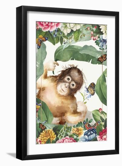 Monkey Around-The Font Diva-Framed Giclee Print