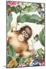 Monkey Around-The Font Diva-Mounted Giclee Print