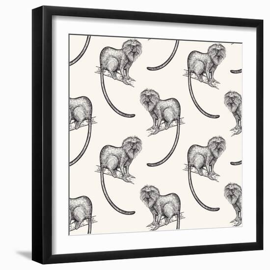 Monkey Around-Kimberly Allen-Framed Art Print