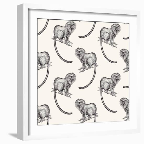 Monkey Around-Kimberly Allen-Framed Art Print