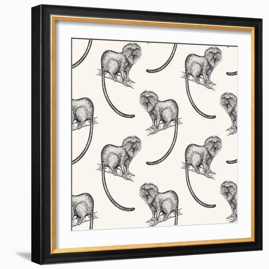 Monkey Around-Kimberly Allen-Framed Art Print