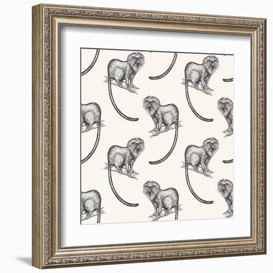 Monkey Around-Kimberly Allen-Framed Art Print