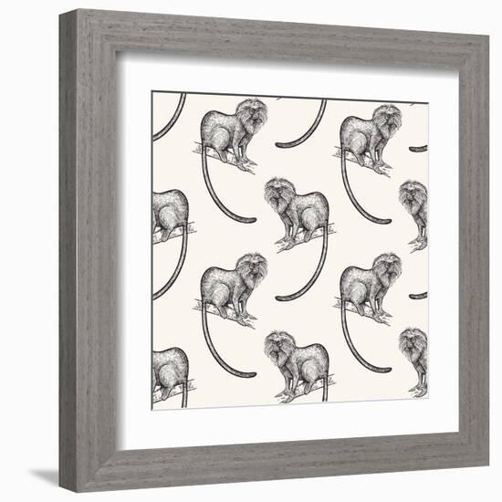 Monkey Around-Kimberly Allen-Framed Art Print