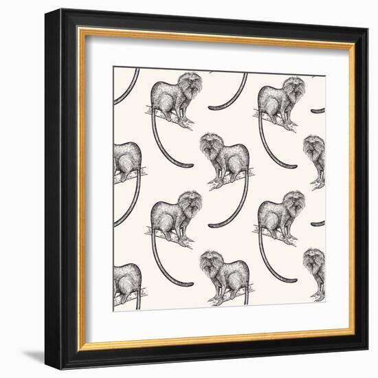 Monkey Around-Kimberly Allen-Framed Art Print