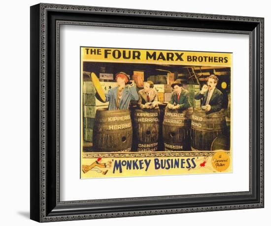 Monkey Business, 1931-null-Framed Art Print