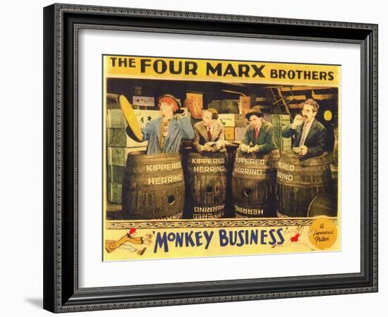 Monkey Business, 1931-null-Framed Art Print