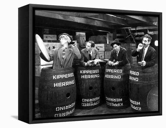 Monkey Business, Harpo Marx, Zeppo Marx, Chico Marx, Groucho Marx, 1931-null-Framed Stretched Canvas