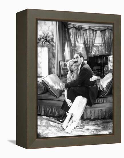 Monkey Business, Thelma Todd, Groucho Marx, 1931-null-Framed Stretched Canvas