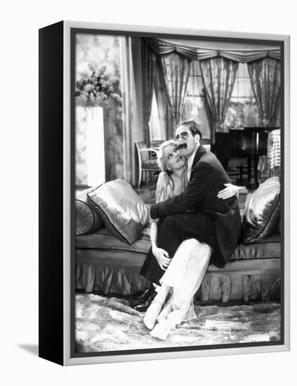 Monkey Business, Thelma Todd, Groucho Marx, 1931-null-Framed Stretched Canvas