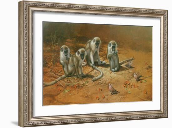 Monkey Business-Michael Jackson-Framed Giclee Print