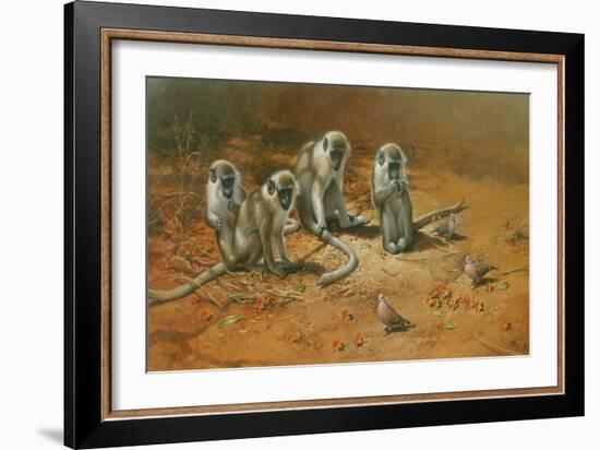 Monkey Business-Michael Jackson-Framed Giclee Print