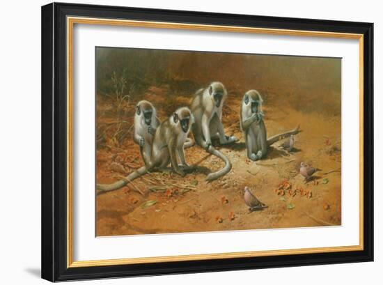 Monkey Business-Michael Jackson-Framed Giclee Print