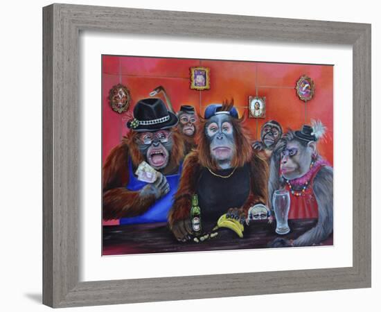 Monkey Business-Sue Clyne-Framed Giclee Print