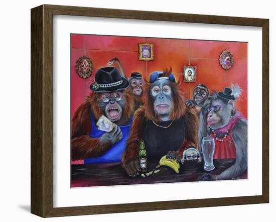 Monkey Business-Sue Clyne-Framed Giclee Print