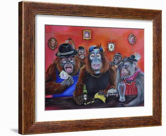 Monkey Business-Sue Clyne-Framed Giclee Print