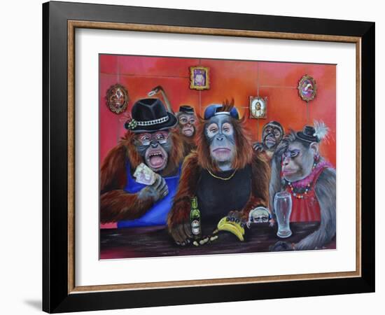Monkey Business-Sue Clyne-Framed Giclee Print