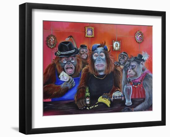 Monkey Business-Sue Clyne-Framed Giclee Print