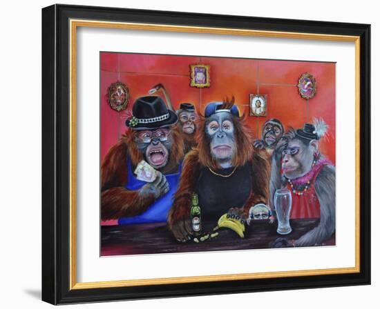 Monkey Business-Sue Clyne-Framed Giclee Print