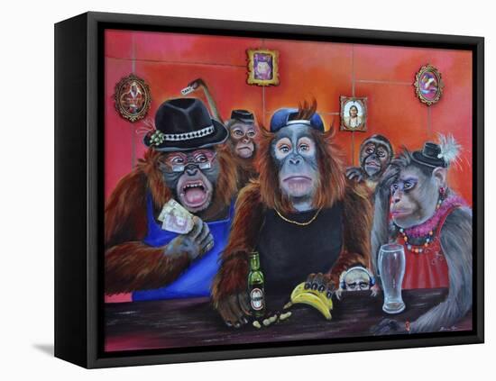 Monkey Business-Sue Clyne-Framed Premier Image Canvas