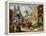 Monkey Encampment-David Teniers the Younger-Framed Premier Image Canvas