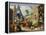 Monkey Encampment-David Teniers the Younger-Framed Premier Image Canvas