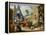 Monkey Encampment-David Teniers the Younger-Framed Premier Image Canvas