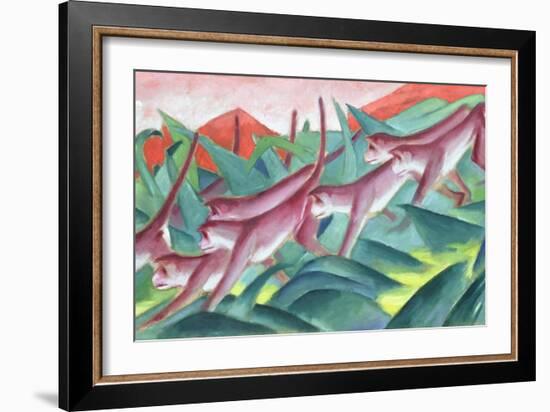 Monkey Frieze, 1911-Franz Marc-Framed Giclee Print