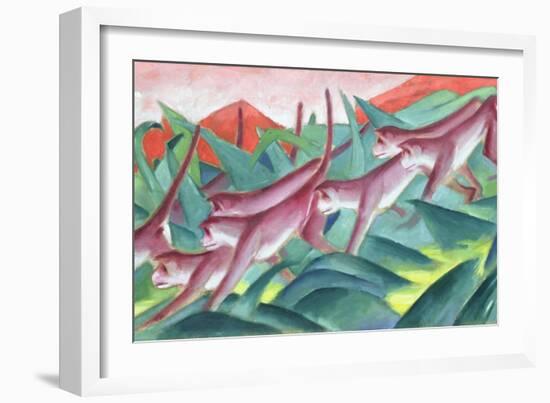 Monkey Frieze, 1911-Franz Marc-Framed Giclee Print