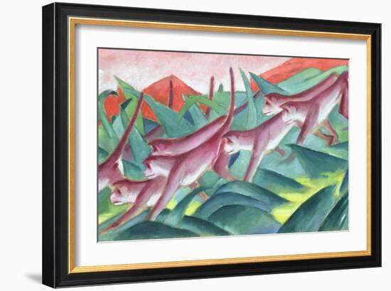 Monkey Frieze, 1911-Franz Marc-Framed Giclee Print