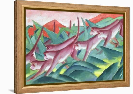 Monkey Frieze, 1911-Franz Marc-Framed Premier Image Canvas