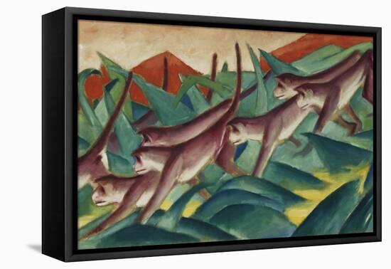 Monkey Frieze, 1911-Franz Marc-Framed Premier Image Canvas