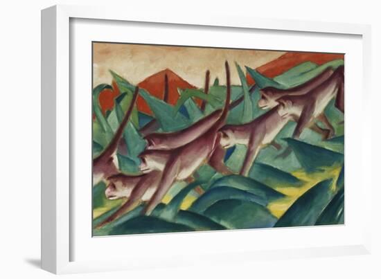 Monkey Frieze, 1911-Franz Marc-Framed Giclee Print