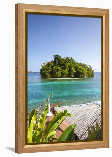 Monkey Island, Port Antonio, Portland Parish, Jamaica, West Indies, Caribbean, Central America-Doug Pearson-Framed Premier Image Canvas