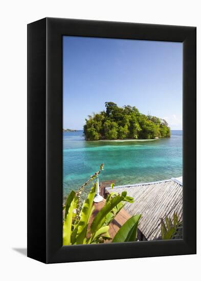 Monkey Island, Port Antonio, Portland Parish, Jamaica, West Indies, Caribbean, Central America-Doug Pearson-Framed Premier Image Canvas