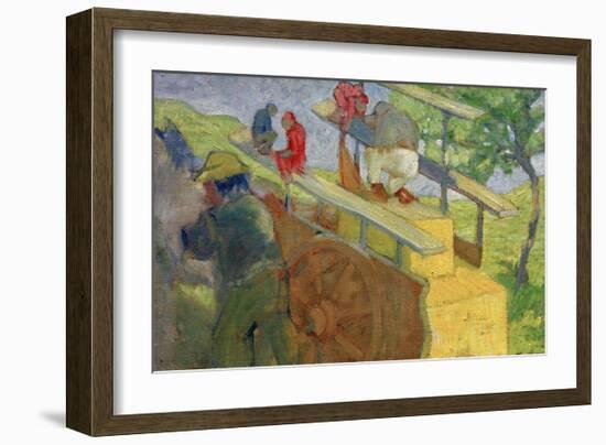 Monkey on a Cart-Franz Marc-Framed Giclee Print