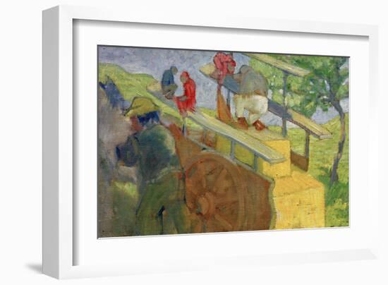 Monkey on a Cart-Franz Marc-Framed Giclee Print