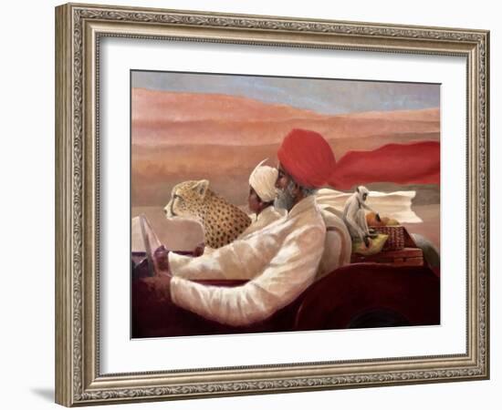 Monkey Picnic-Lincoln Seligman-Framed Giclee Print