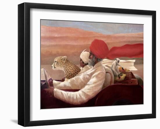 Monkey Picnic-Lincoln Seligman-Framed Giclee Print