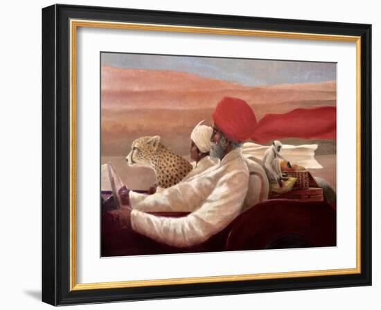 Monkey Picnic-Lincoln Seligman-Framed Giclee Print