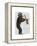 Monkey Playing Saxophone-Fab Funky-Framed Stretched Canvas