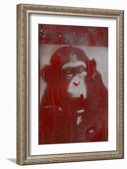 Monkey Punches-Whoartnow-Framed Giclee Print