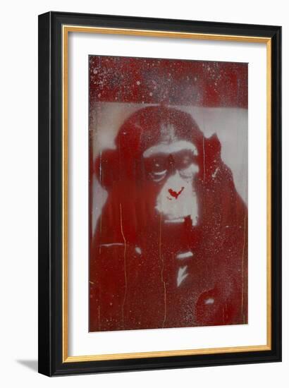 Monkey Punches-Whoartnow-Framed Giclee Print