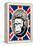 Monkey Queen Union Jack Graffiti-null-Framed Stretched Canvas