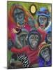 Monkey Selfies-Sue Clyne-Mounted Giclee Print