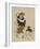 (Monkey Trainer and Dog), Mid to Late 19th Century-Shibata Zeshin-Framed Giclee Print