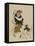 (Monkey Trainer and Dog), Mid to Late 19th Century-Shibata Zeshin-Framed Premier Image Canvas