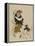 (Monkey Trainer and Dog), Mid to Late 19th Century-Shibata Zeshin-Framed Premier Image Canvas